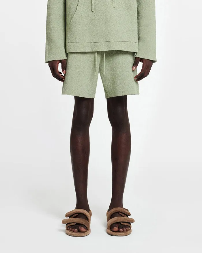 Nanushka Shorts Men Walter TerryKnit Shorts Faded Sage