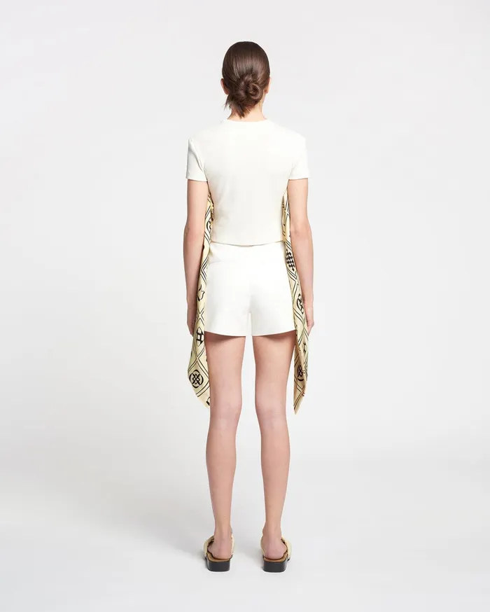 Nanushka Shorts Women Elza Okobor AltLeather Shorts White