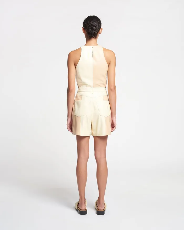 Nanushka Shorts Women Leana AltLeather Shorts EgghsellVanilla