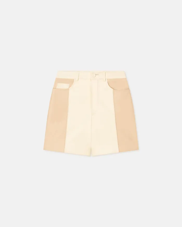 Nanushka Shorts Women Leana AltLeather Shorts EgghsellVanilla