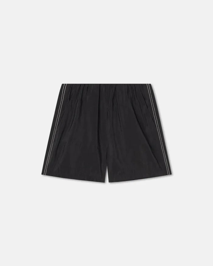 Nanushka Shorts Women Masami Glass Poplin Shorts Black