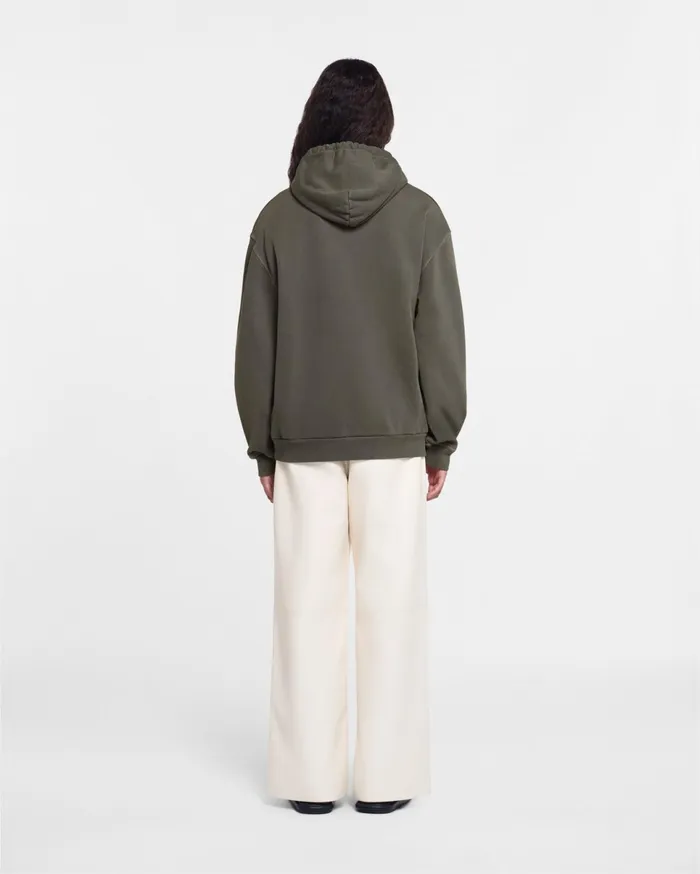 Nanushka Sweatshirts WomenMen Ever Organically Grown CottonFleece Hoodie Asphalt