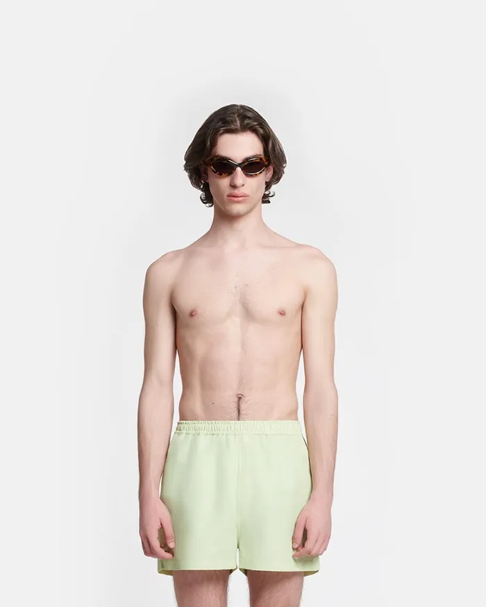 Nanushka Swimwear Men Amil Swim Shorts Shadow Lime