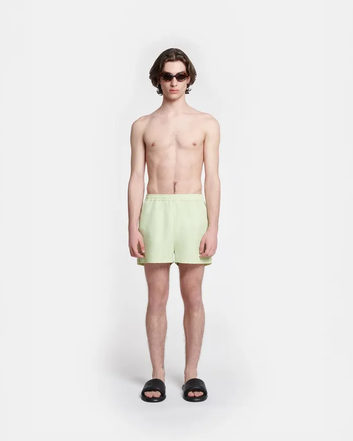 Nanushka Swimwear Men Amil Swim Shorts Shadow Lime
