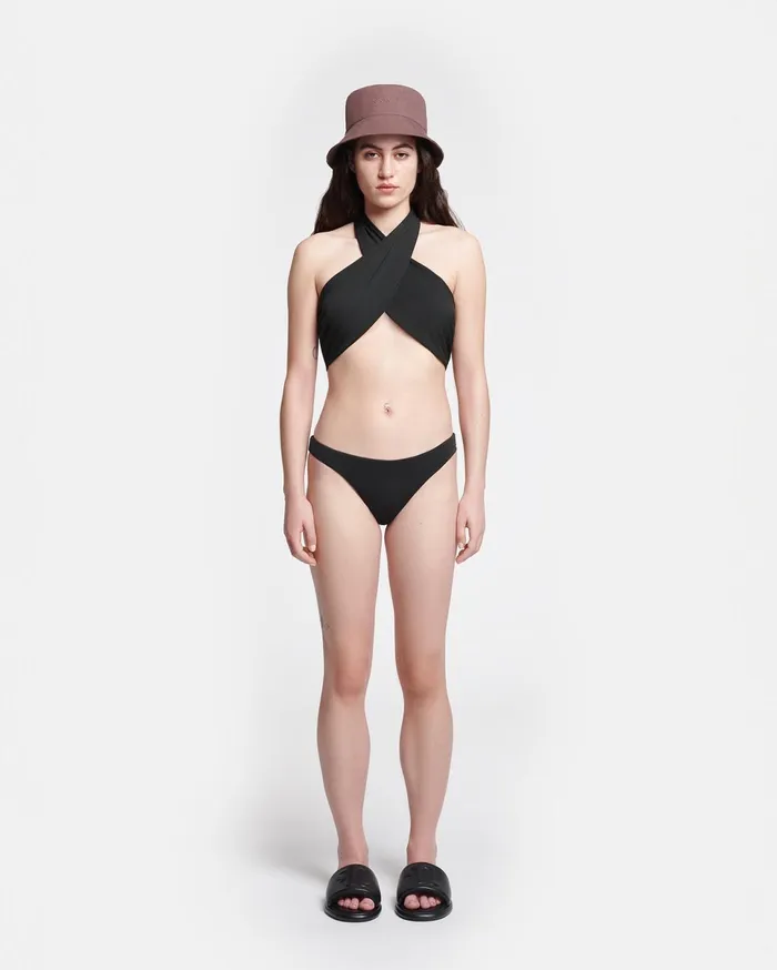 Nanushka Swimwear Women Merve Bikini Bottoms Anthracite