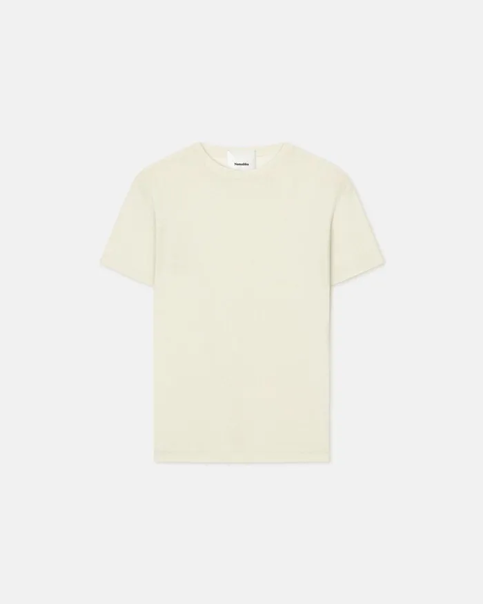 Nanushka TShirts and Vests Men Jenno MeshJersey TShirt White Wax