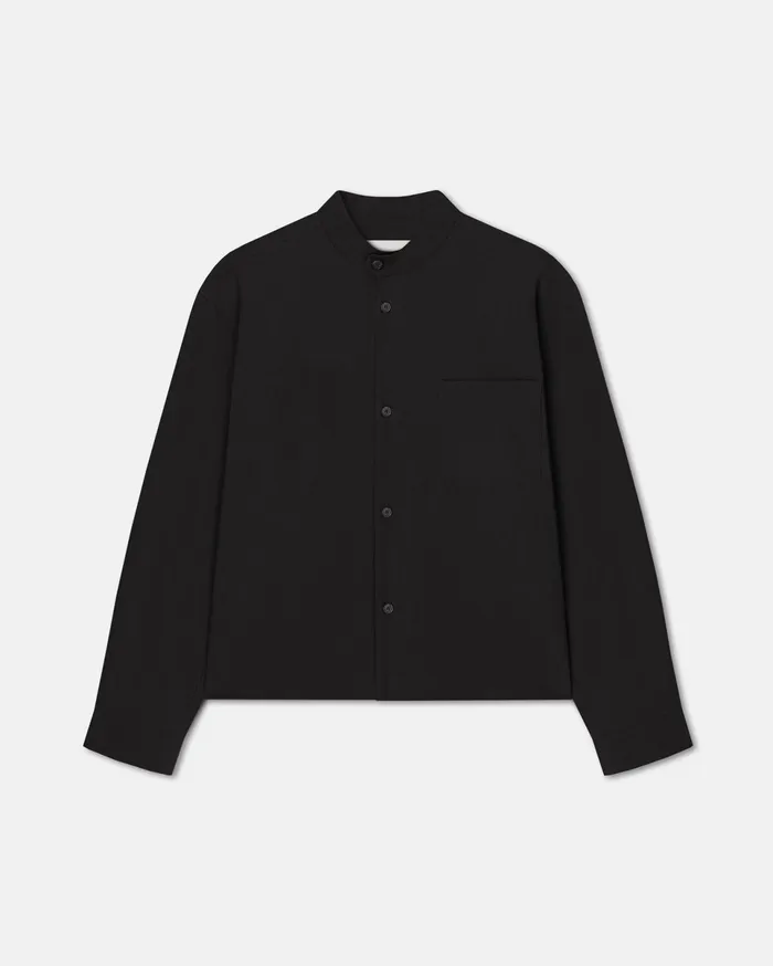 Nanushka Tops Men Abbas WashedCanvas Shirt Black