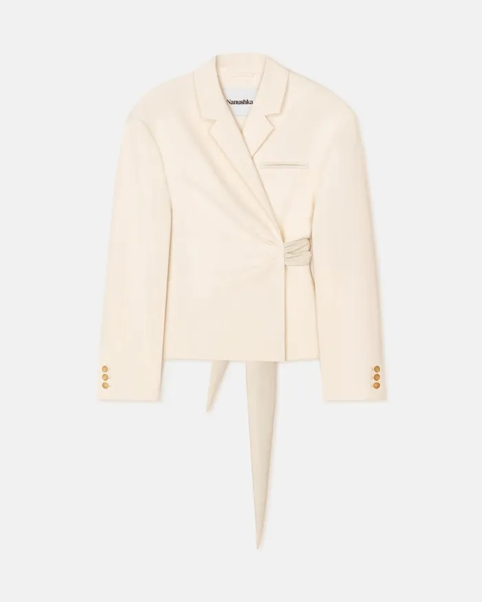 Nanushka Tops Women Candace Candace Blazer Creme