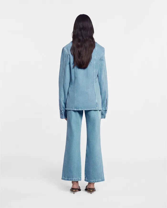 Nanushka Tops Women Mireio Denim Shirt Eco Light Wash
