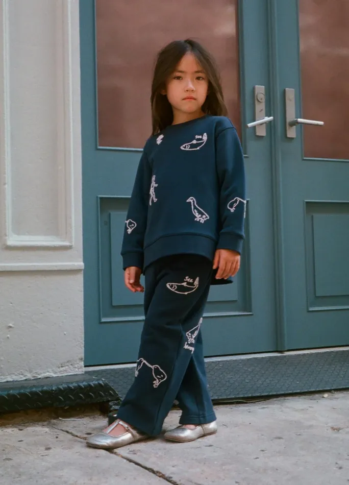 Online Kids Sea New York Demi Kids Sweatpants Navy