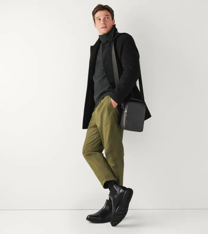 Outerwear Men Cole Haan Wool Car Coat Black Outerwear Men Cole Haan Wool Car Coat Black