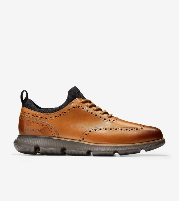 Oxfords Men Cole Haan 4ZERGRAND Wingtip Oxford British Tanjava