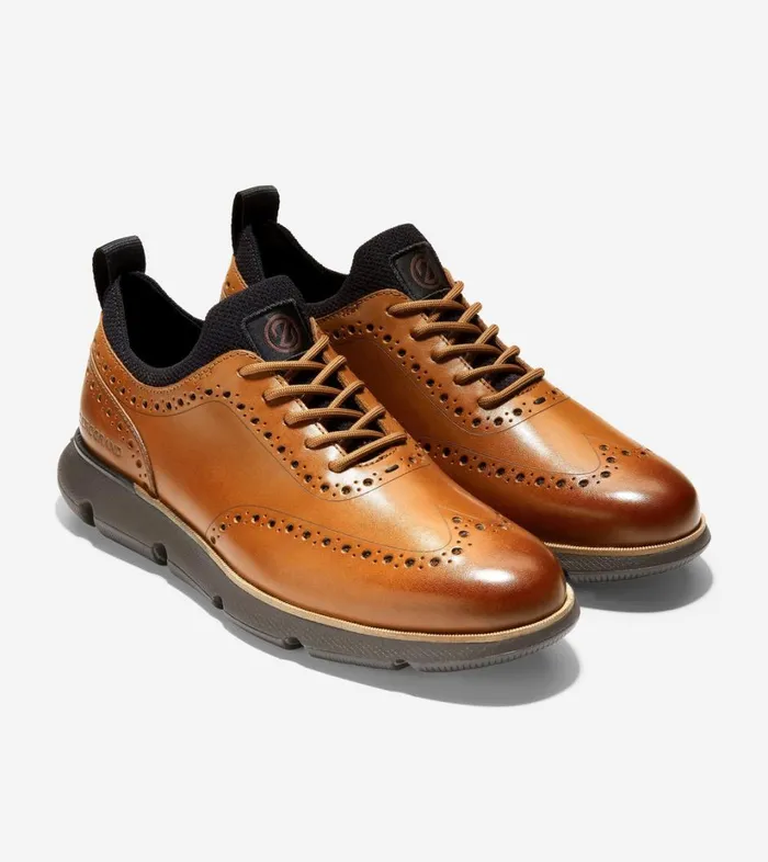 Oxfords Men Cole Haan 4ZERGRAND Wingtip Oxford British Tanjava Oxfords Men Cole Haan 4ZERGRAND Wingtip Oxford British Tanjava