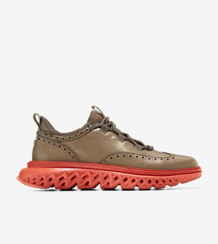 Oxfords Men Cole Haan 5ZERGRAND Wingtip Oxford Soft Sage Burnt Ochre