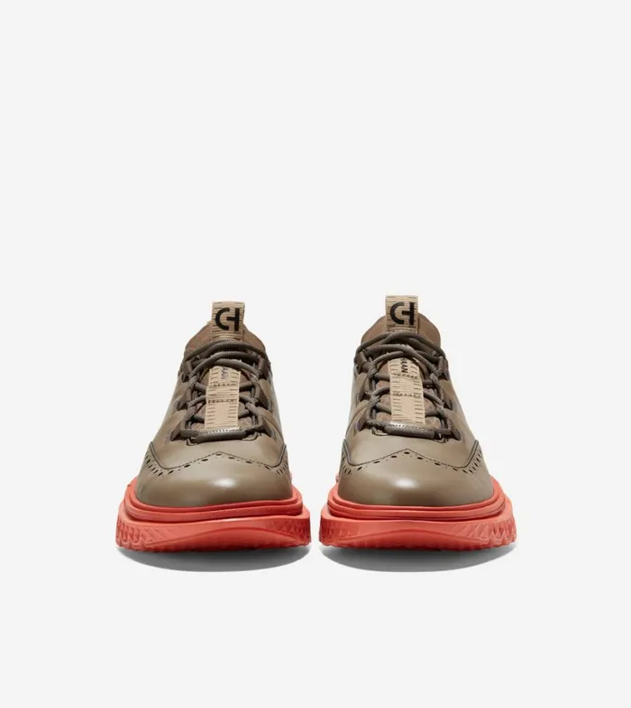 Oxfords Men Cole Haan 5ZERGRAND Wingtip Oxford Soft Sage Burnt Ochre Oxfords Men Cole Haan 5ZERGRAND Wingtip Oxford Soft Sage Burnt Ochre