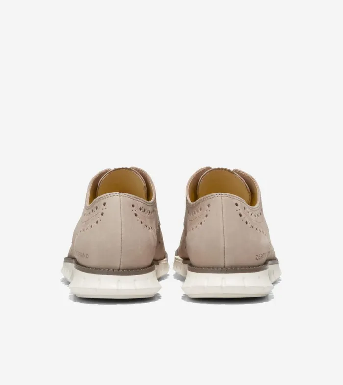 Oxfords Men Cole Haan ZERGRAND Wingtip Oxford Dune Nubucktruffleivory Oxfords Men Cole Haan ZERGRAND Wingtip Oxford Dune Nubucktruffleivory