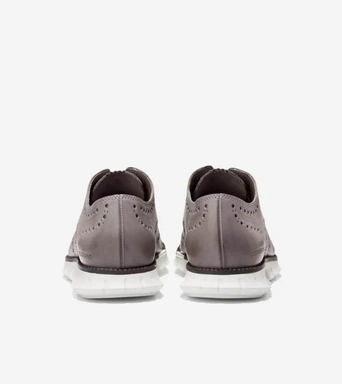 Oxfords Men Cole Haan ZERGRAND Wingtip Oxford Ironstone Egret Oxfords Men Cole Haan ZERGRAND Wingtip Oxford Ironstone Egret