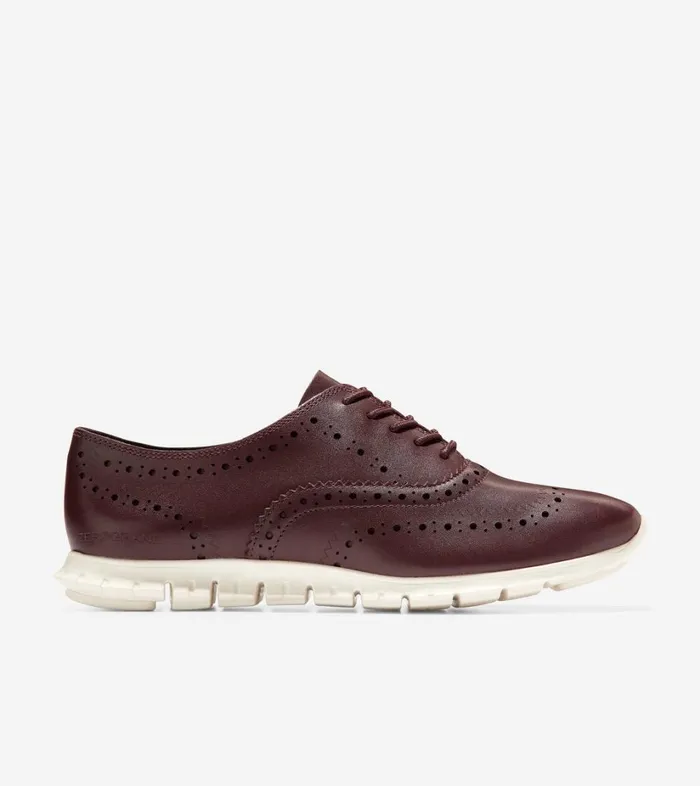 Oxfords Women Cole Haan ZERGRAND Wingtip Oxford Cordovan