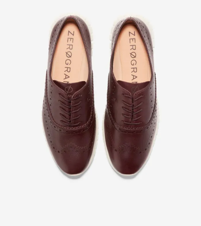 Oxfords Women Cole Haan ZERGRAND Wingtip Oxford Cordovan Oxfords Women Cole Haan ZERGRAND Wingtip Oxford Cordovan