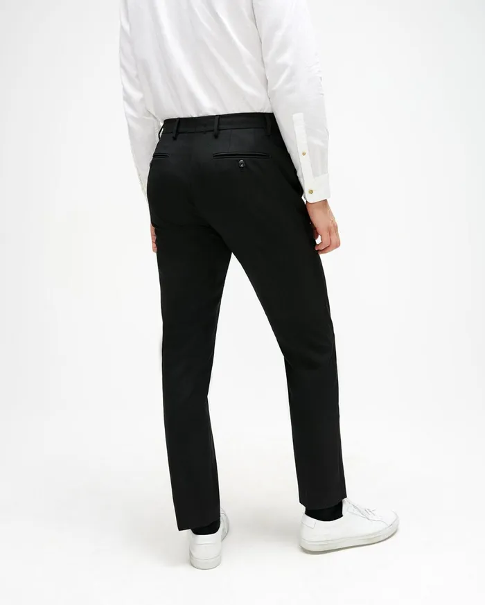Pants Men 7 For All Mankind Tailored Cigarette Trouser In Black
