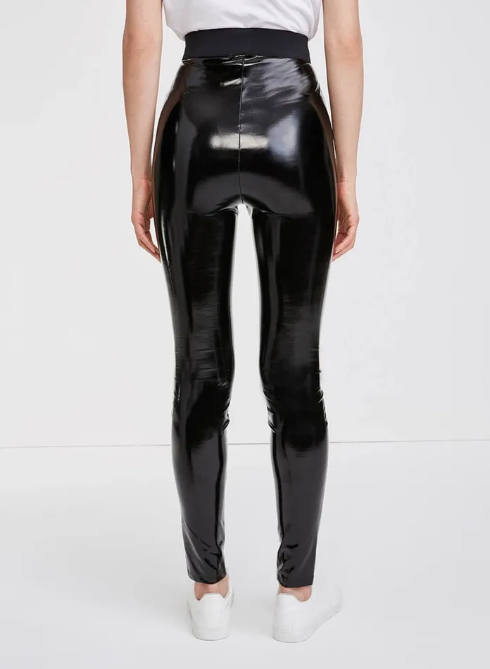 Pants Women 7 For All Mankind Liquid Legging In Jet Black