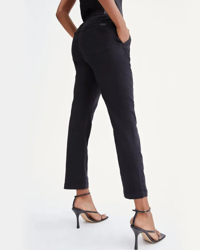 Pants Women 7 For All Mankind Slim Jogger In Black