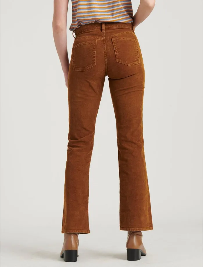 Pants Women Lucky Brand High Rise Bridgette Boot Corduroy Jean Monks Robe
