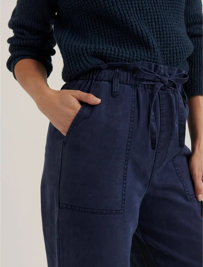Pants Women Lucky Brand Paper Bag Utility Pant American Navy