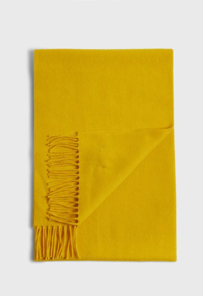 Paul Stuart Accessories Cashmere Scarf With Fringe Black 8211 Men