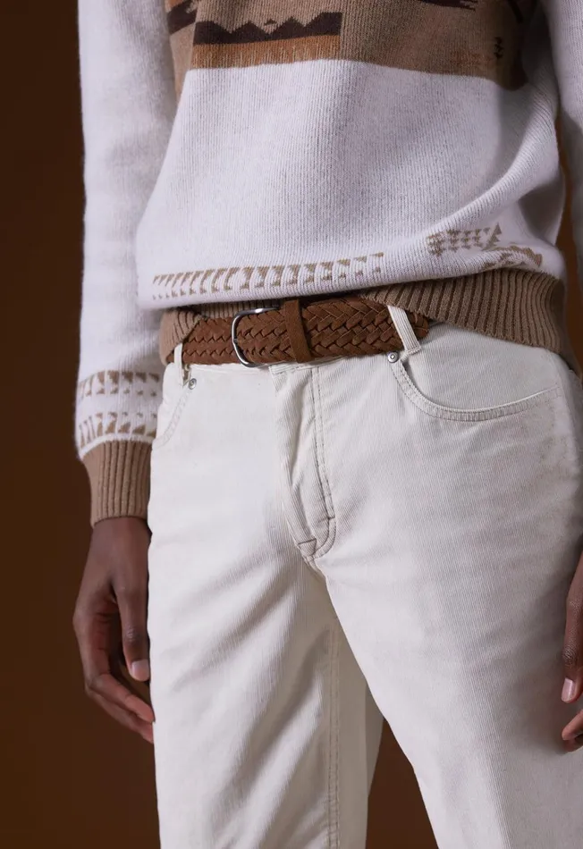 Paul Stuart Belts Woven Suede Belt Brown 8211 Men Paul Stuart Belts Woven Suede Belt Brown 8211 Men