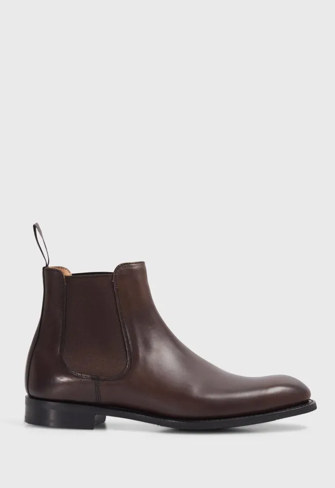 Paul Stuart Boots Nelo Leather Chelsea Boot Brown 8211 Men