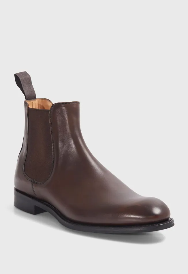Paul Stuart Boots Nelo Leather Chelsea Boot Brown 8211 Men