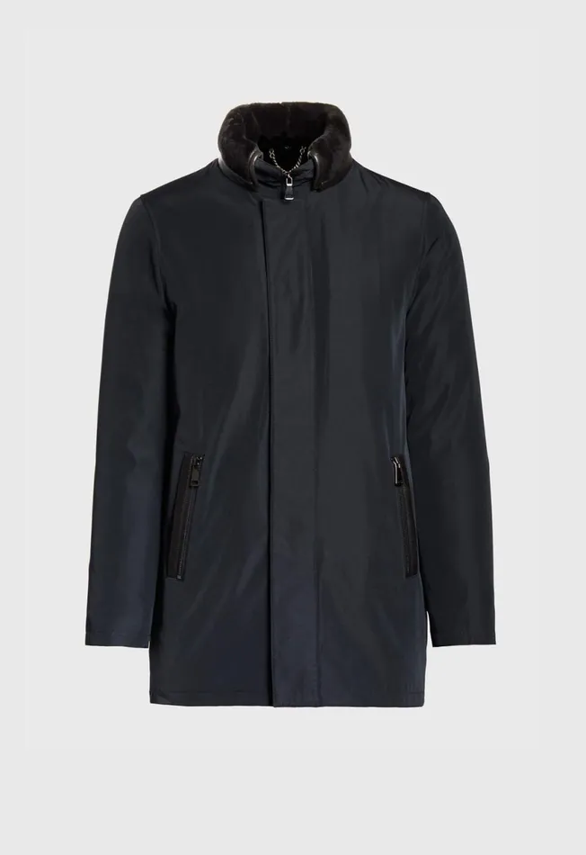 Paul Stuart Coats and Outerwear Menx27s Outerwear 8211 Navy Shearling Rain Jacket 8211 Paul Stuart Navy 8211 Men Paul Stuart Coats and Outerwear Menx27s Outerwear 8211 Navy Shearling Rain Jacket 8211 Paul Stuart Navy 8211 Men