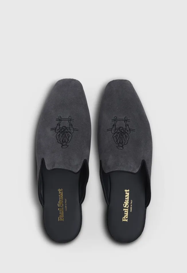 Paul Stuart Evening Hamilton Suede SlipOn Black 8211 Men Paul Stuart Evening Hamilton Suede SlipOn Black 8211 Men