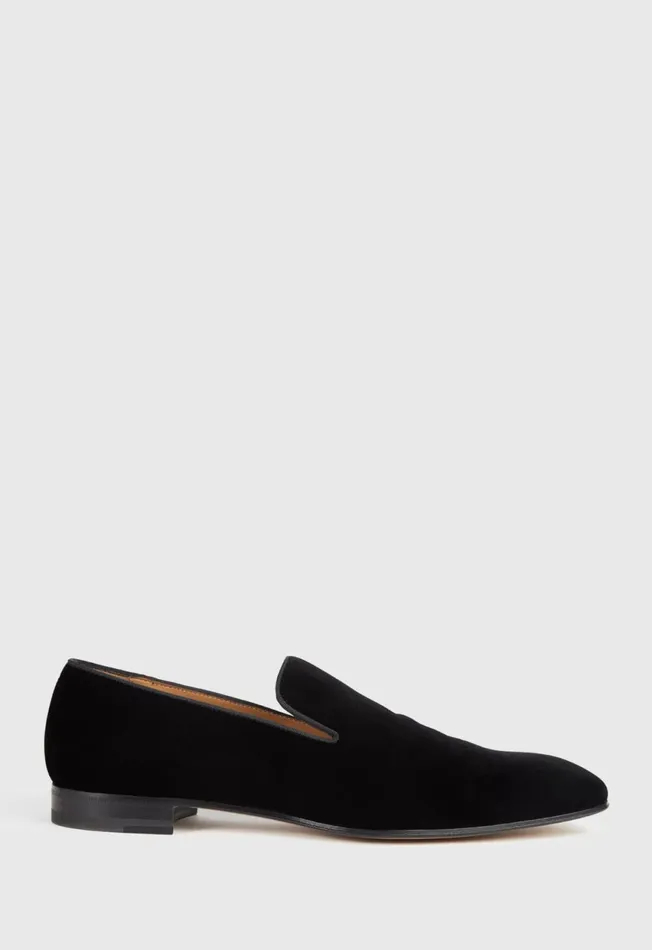 Paul Stuart Evening Harrier Formal SlipOn Velvet Black 8211 Men