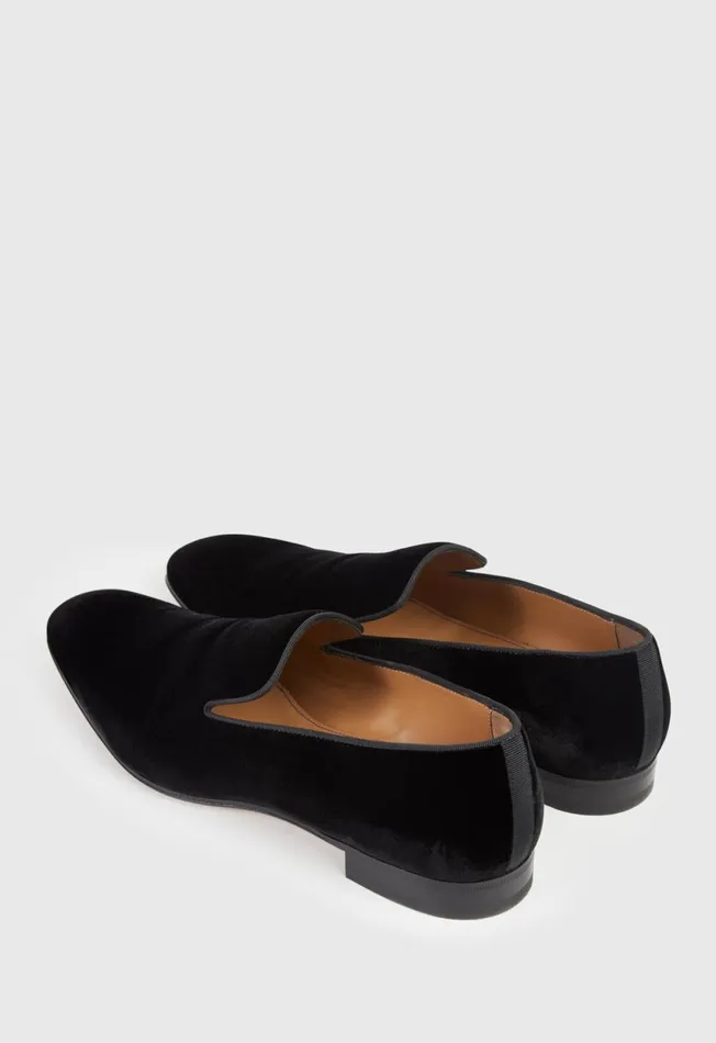 Paul Stuart Evening Harrier Formal SlipOn Velvet Black 8211 Men