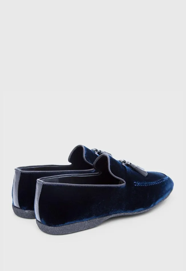 Paul Stuart Evening Hope Velvet SlipOn Blue Velvet 8211 Men Paul Stuart Evening Hope Velvet SlipOn Blue Velvet 8211 Men