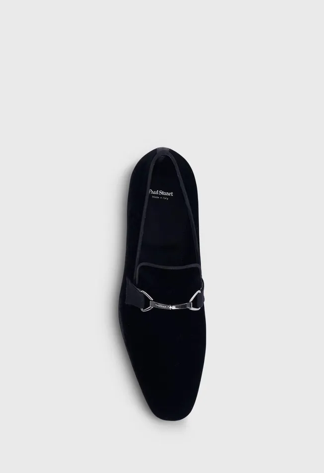 Paul Stuart Evening Horatio Velvet Formal Bit Loafer Black 8211 Men Paul Stuart Evening Horatio Velvet Formal Bit Loafer Black 8211 Men