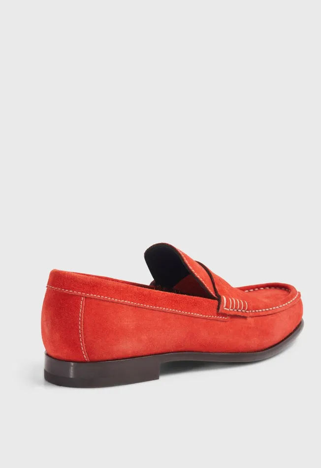 Paul Stuart Loafers Mason Suede Loafer Red 8211 Men Paul Stuart Loafers Mason Suede Loafer Red 8211 Men