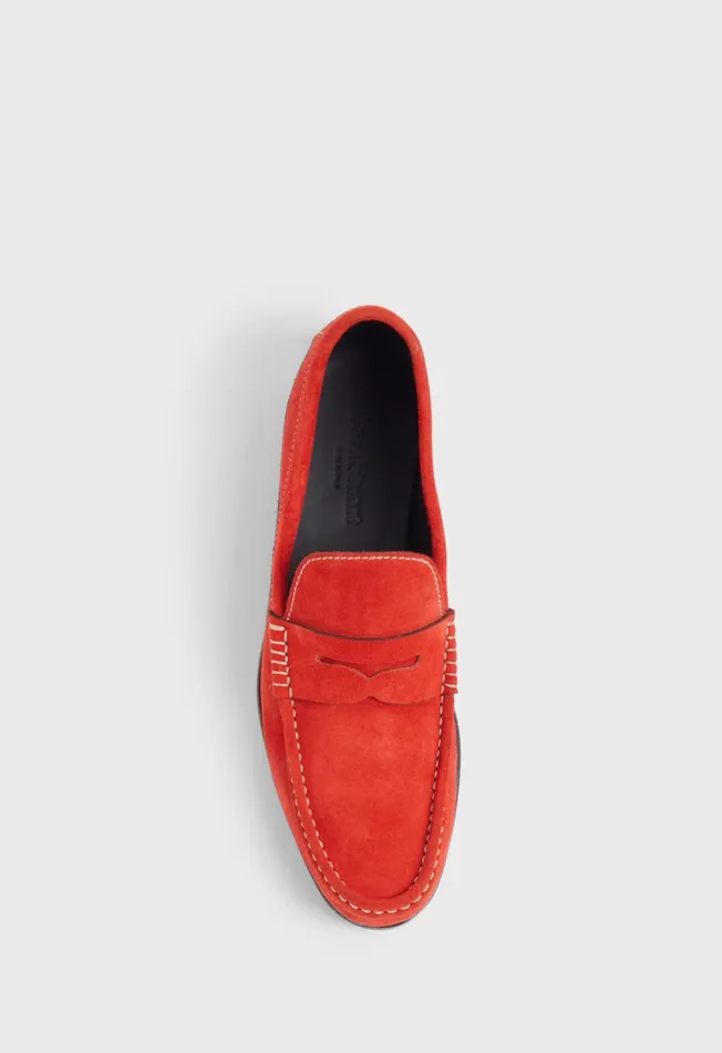 Paul Stuart Loafers Mason Suede Loafer Red 8211 Men Paul Stuart Loafers Mason Suede Loafer Red 8211 Men