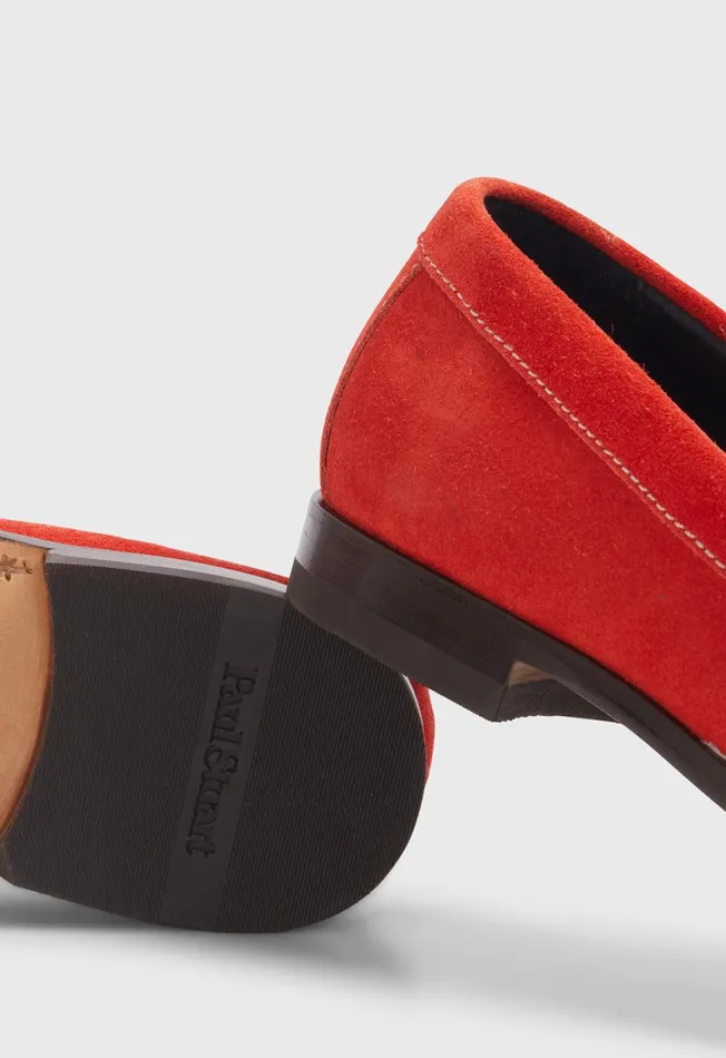 Paul Stuart Loafers Mason Suede Loafer Red 8211 Men Paul Stuart Loafers Mason Suede Loafer Red 8211 Men