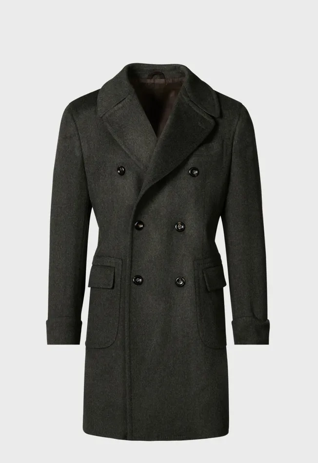 Paul Stuart Outerwear Double Breasted Military Style Wool Coat Olive 8211 Men Paul Stuart Outerwear Double Breasted Military Style Wool Coat Olive 8211 Men