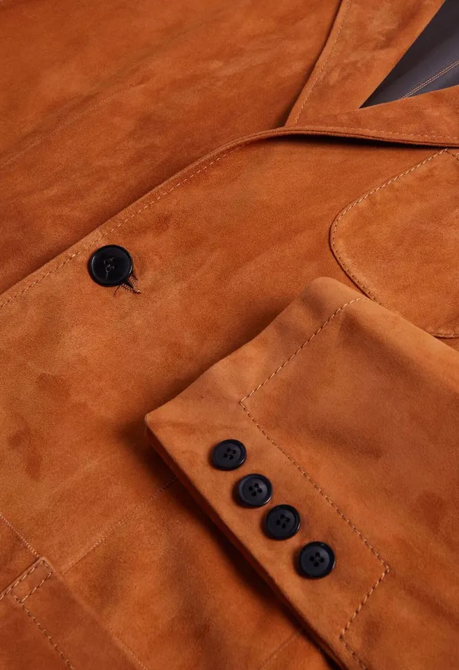 Paul Stuart Outerwear Lamb Suede Jacket Rust 8211 Men Paul Stuart Outerwear Lamb Suede Jacket Rust 8211 Men