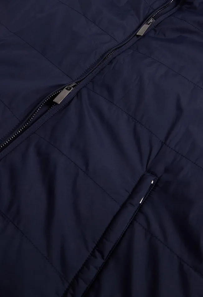 Paul Stuart Outerwear Nylon Zip Vest Navy 8211 Men Paul Stuart Outerwear Nylon Zip Vest Navy 8211 Men