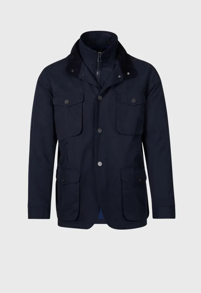 Paul Stuart Outerwear Technical Gaberdine Jacket Navy 8211 Men Paul Stuart Outerwear Technical Gaberdine Jacket Navy 8211 Men