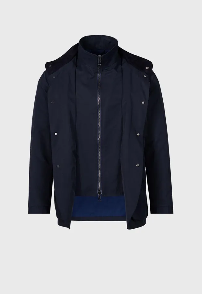 Paul Stuart Outerwear Technical Gaberdine Jacket Navy 8211 Men Paul Stuart Outerwear Technical Gaberdine Jacket Navy 8211 Men