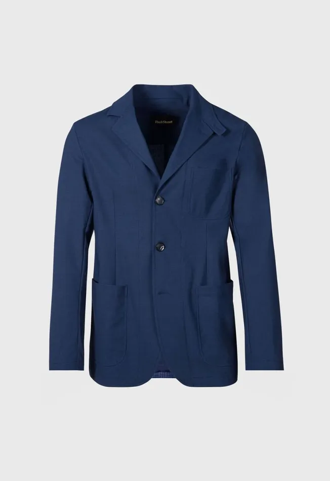 Paul Stuart Outerwear Wool Blazer Navy 8211 Men