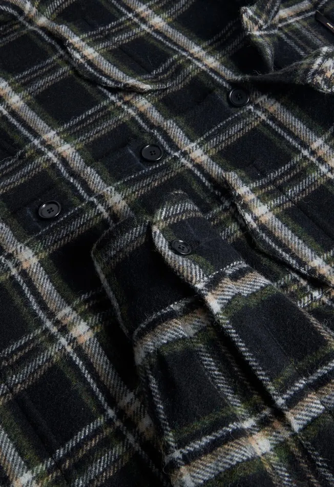 Paul Stuart Outerwear Wool Plaid Shirt Jacket Blackmulti 8211 Men Paul Stuart Outerwear Wool Plaid Shirt Jacket Blackmulti 8211 Men