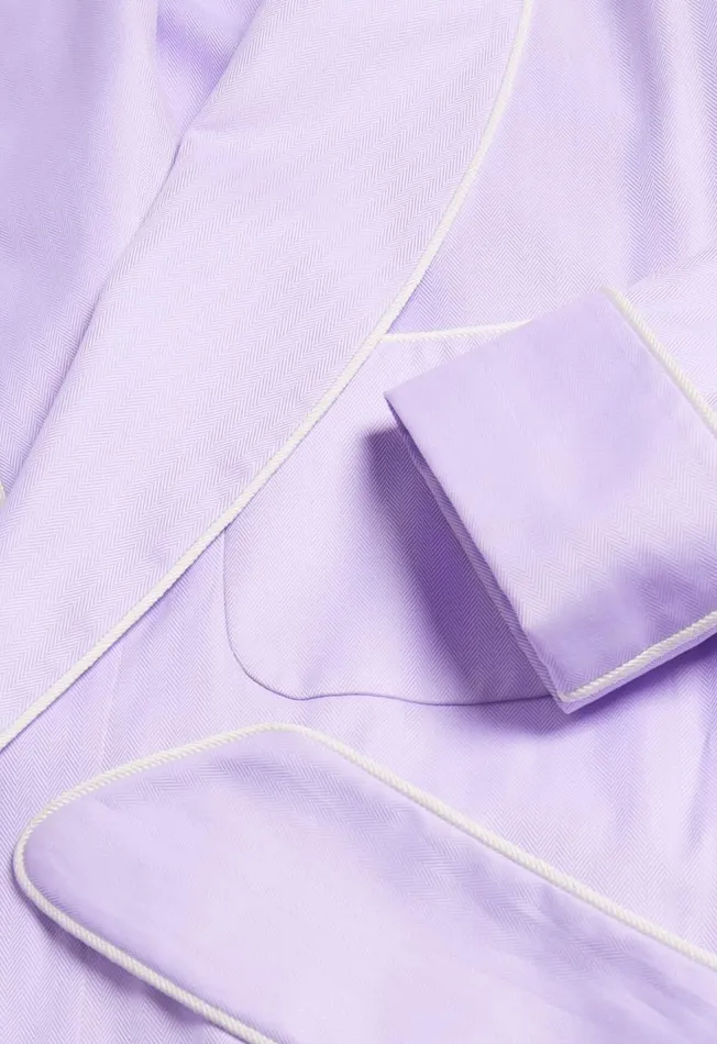 Paul Stuart Pajamas and Loungewear Cotton Herringbone Robe Lilac 8211 Men Paul Stuart Pajamas and Loungewear Cotton Herringbone Robe Lilac 8211 Men