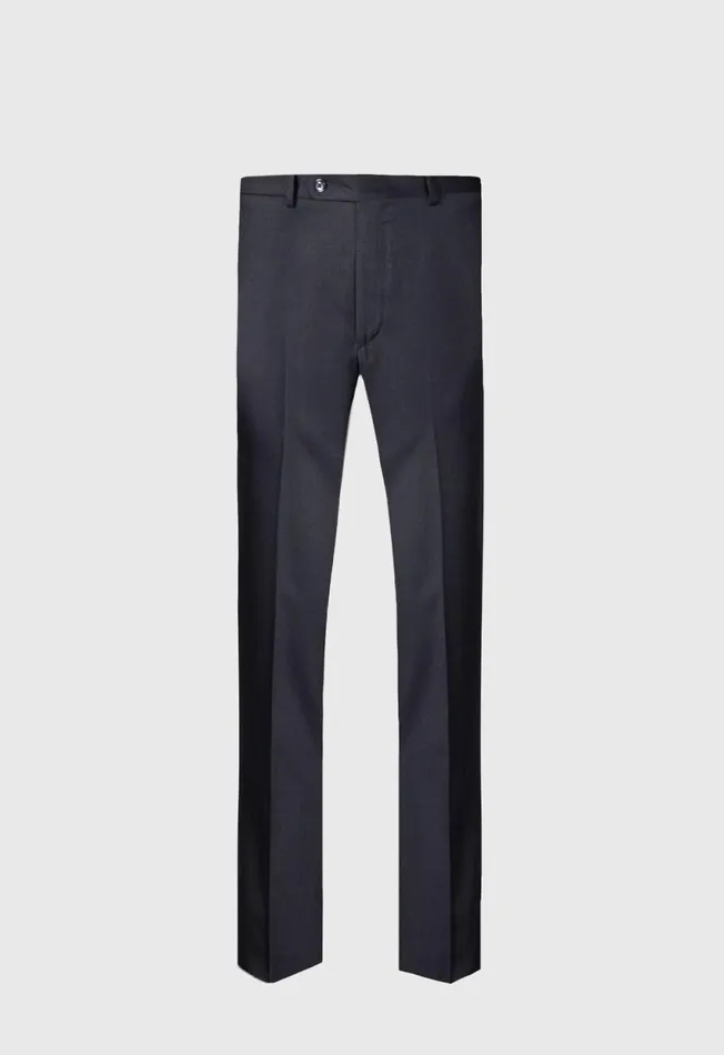 Paul Stuart Pants All Year Wool Dress Trouser Charcoal 8211 Men